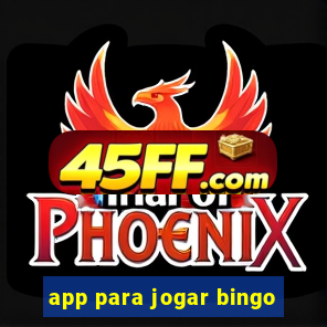 app para jogar bingo